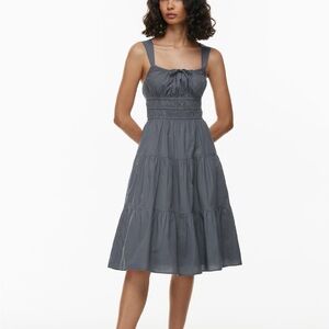 Sunday Best Charcoal Midi Dress